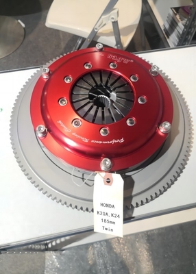 L'embrayage modifié Cr Mo Racing 185 mm double disque Embrayage adapté Honda K20A Embrayage K24 Civic