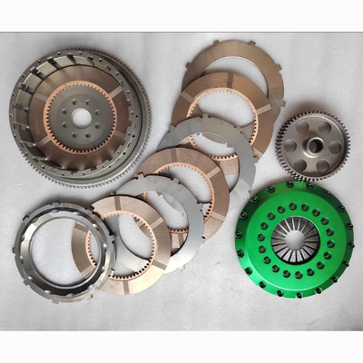SAGW 8,5 pouces Triple Disc Racing Kits d'embrayage Adapté à Toyota Supra 1JZ-GTE 2JZ-GTE bleu foncé