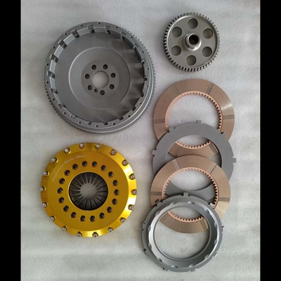Chromoly Steel 8.5inch Auto Clutch Kit Twin Plate Lancer Racing Clutch Kit